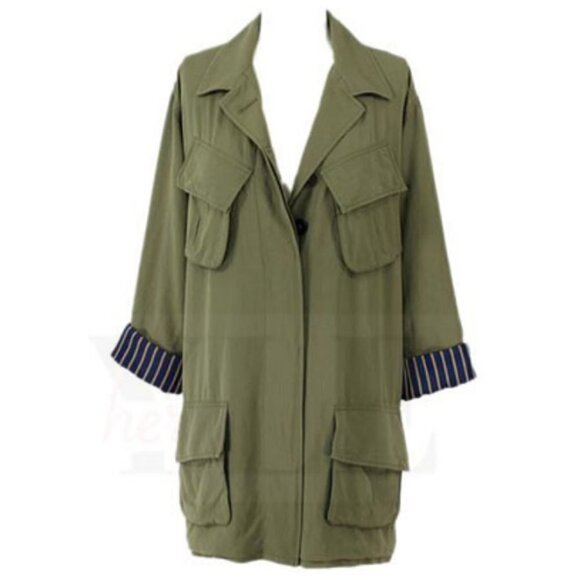 💕SMYTH💕 Oversized Army Jacket ~ Surplus Small - Picture 11 of 16